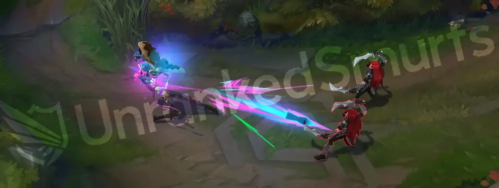 Arcane Fractured Jinx Q (alternate) - rocket effect close-up