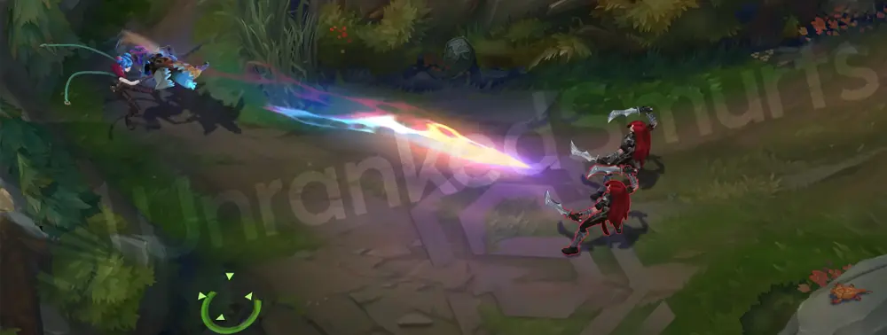 Arcane Fractured Jinx (Powder) W - trap visuals in cool colors