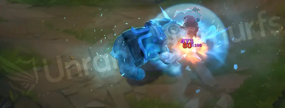 Arctic Ops Gragas W - icy shield pulse around Gragas