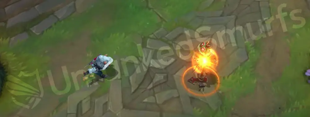 Arctic Ops Kennen basic auto attack animation with cyan shuriken trails