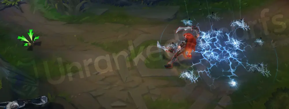 Arctic Ops Varus E - area Hail of Arrows with icy cloud and cyan particles