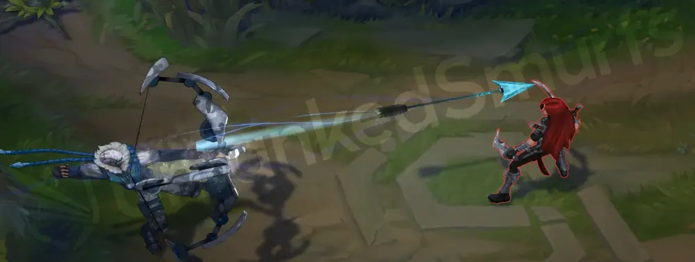 Arctic Ops Varus Q part 1 - charging Piercing Arrow with icy cyan effects