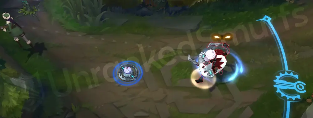 Arctic Warfare Caitlyn W - Yordle Snap Trap with frosty outlines and snowflake motif
