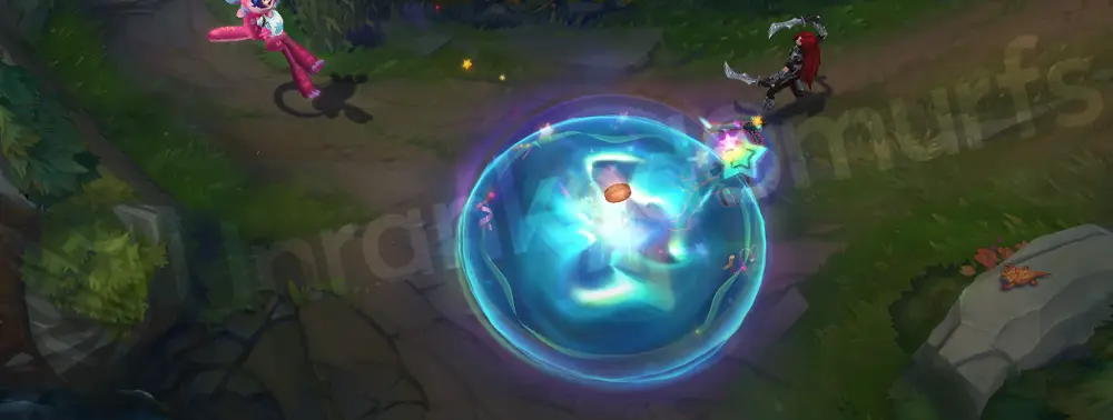 Cosplayer Neeko Q - second part with brighter cyan petals and pink highlights