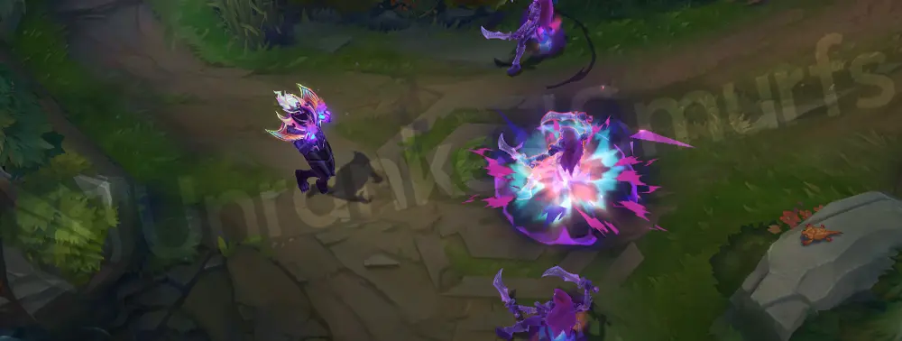 Empyrean Brand R part 2 swirling orb of mixed flame energy before impact