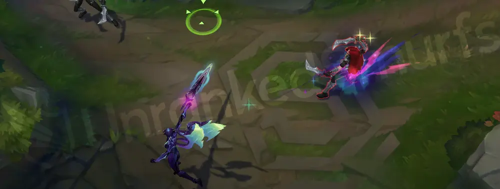 Empyrean Kayle E evolution part 2 showing flame beginning to cover the helmet