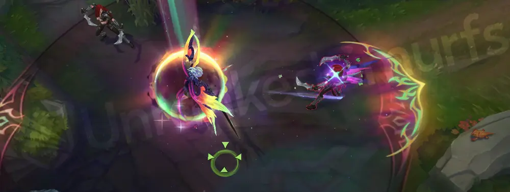 Empyrean Kayle additional level evolution part showing detail on wings and flames