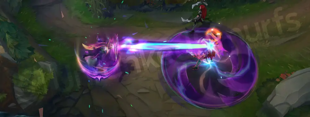 Empyrean Malzahar R part 1 - large dual portals and glowing neon rays