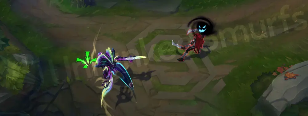 Empyrean Nocturne E - portal after-effect with glowing shards