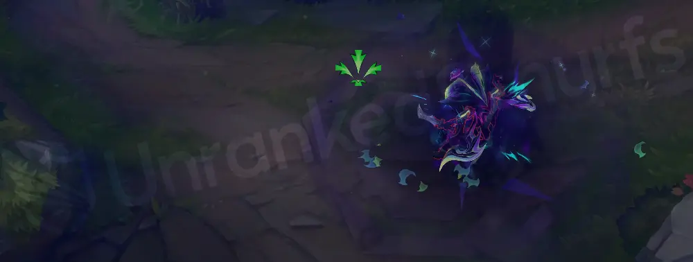 Empyrean Nocturne R - final impact burst with crystalline shards