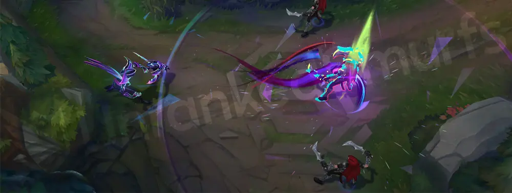 Empyrean Varus R - Portal interior with falling particles