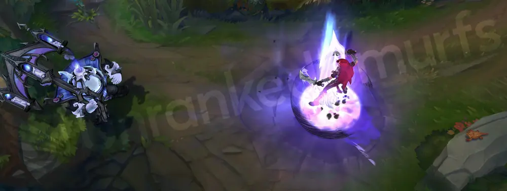 Fright Night Nautilus R - Depth Charge impact with dark blue shockwave and floating candles