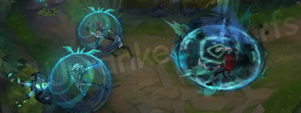 Fright Night Renata Glasc E part 2 continuing the lantern trail with glowing cyan highlights