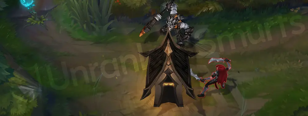 Fright Night Trundle E - trap or ground effect with pencil-scribble outlines and dark accents