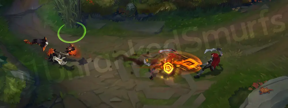 Fright Night Veigar Q alternate angle showing sketchy spiral runes and orange accents (part 2)