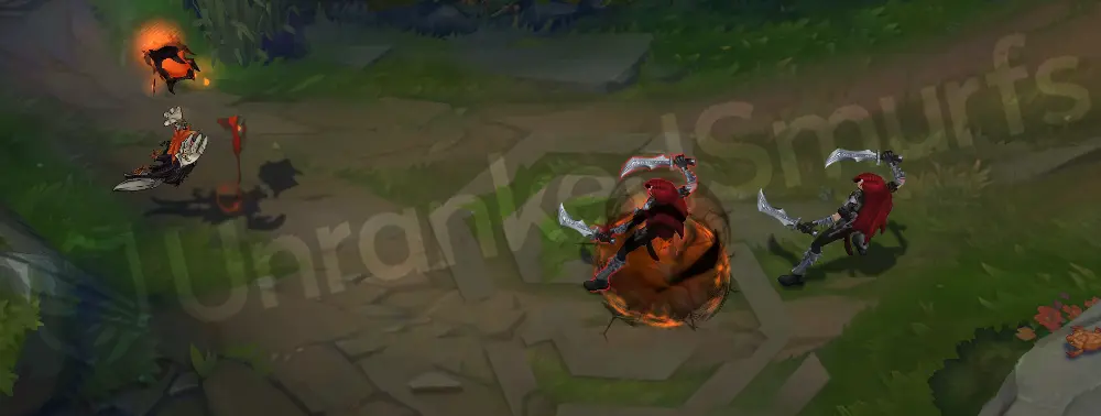 Fright Night Veigar R wide impact with sketchy orange-and-black effects (part 2)