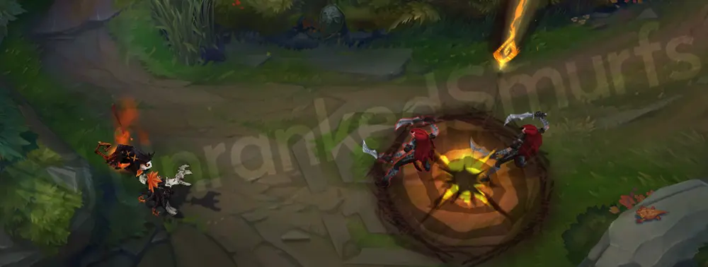 Fright Night Veigar W - shadowy pulse with orange sketch highlights (part 1)
