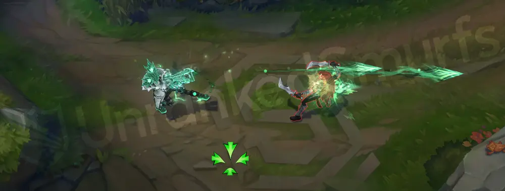 Fright Night Zeri chroma R part 2 showing an alternate chroma tint on R with pencil-style effects