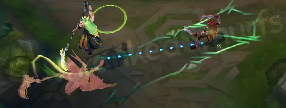 HEARTSTEEL Kayn (Shadow Assassin) W - Part 1 with neon green pulse and comic-book energy