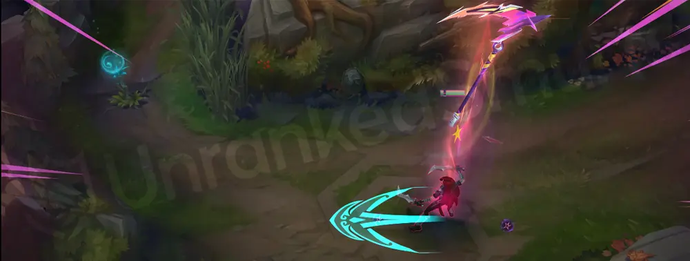 HEARTSTEEL Kayn R - Part 1 with distorted scythe impact and neon bursts