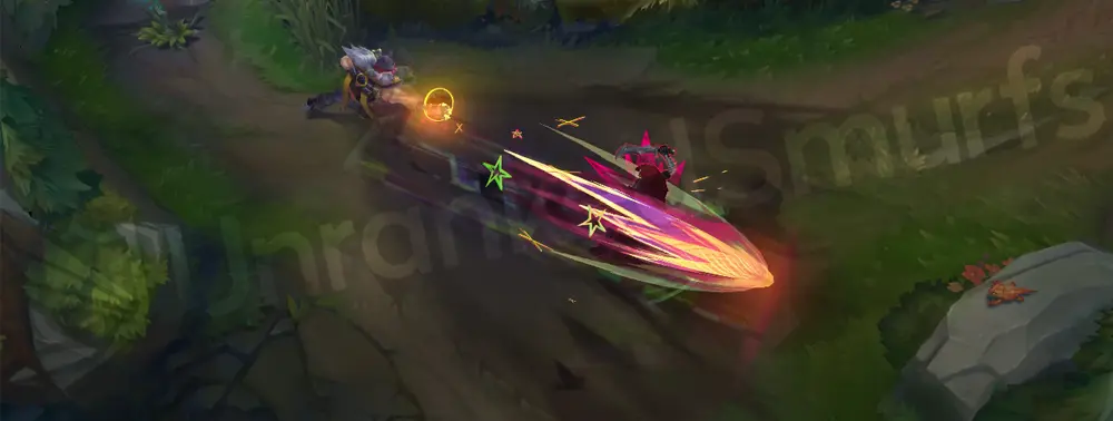 HEARTSTEEL Sett W effect part 2 with neon comic bursts