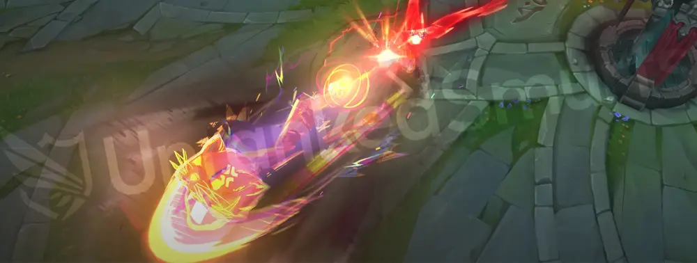 HEARTSTEEL Sett W effect part 4 with cat motif overlay and sparkles