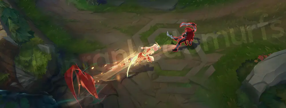 Heavenscale Diana E - dash with trailing dragon-scale cloud stream and pale yellow sparks