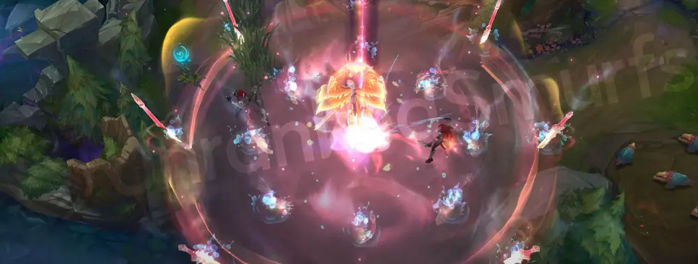 Immortal Journey Kayle R part 4 final burst with warm peach and pink light