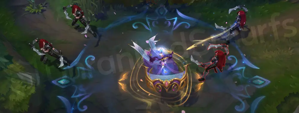 Immortal Journey Sona Q - second part with expanded jewel-like sparks and musical motifs