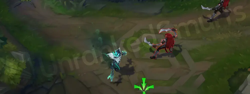 Ruined Miss Fortune W - Strut activation with corrupted energy aura