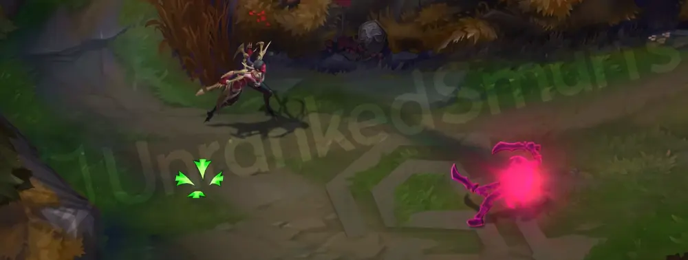 Masque of the Black Rose Elise Q - Neurotoxin spear cast with red-and-gold burst