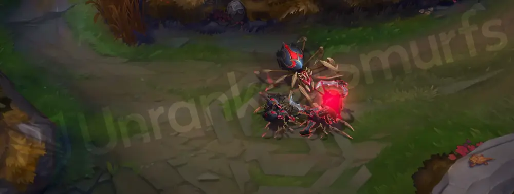 Masque of the Black Rose Elise R follow-up cast visual with spiderling accent