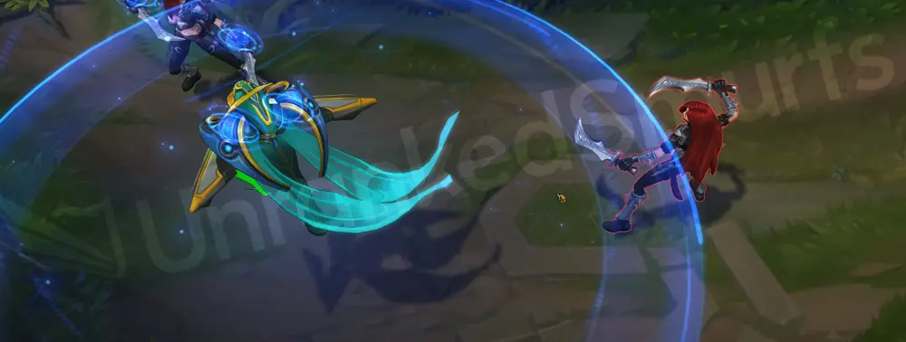 Odyssey Sona Q alternate angle showing crisp triangular projectiles