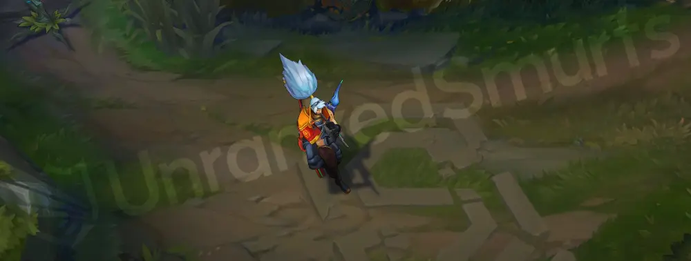 Odyssey Yasuo emote expression shown in the Odyssey theme with clean sci-fi UI styling