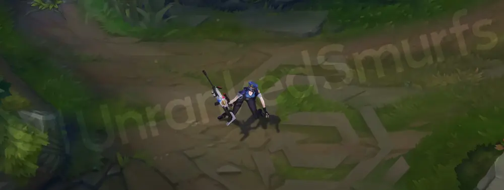 Officer Caitlyn emote animation showcasing a confident, on-duty stance