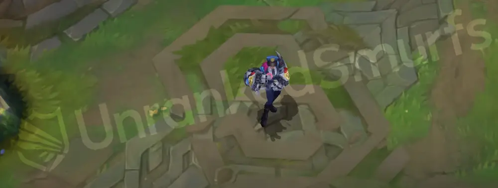 Officer Vi emote animation tipping her aviators with playful cop swagger