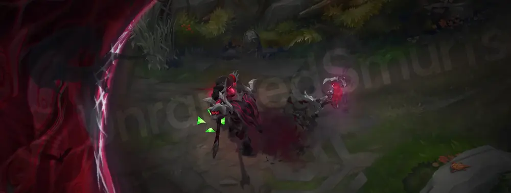 Old God Mordekaiser R Part 2 — the arena seals with ink-black fog and crimson edges