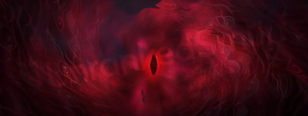 Old God Mordekaiser R Part 4 — swirling red energy and bone motifs inside the death realm