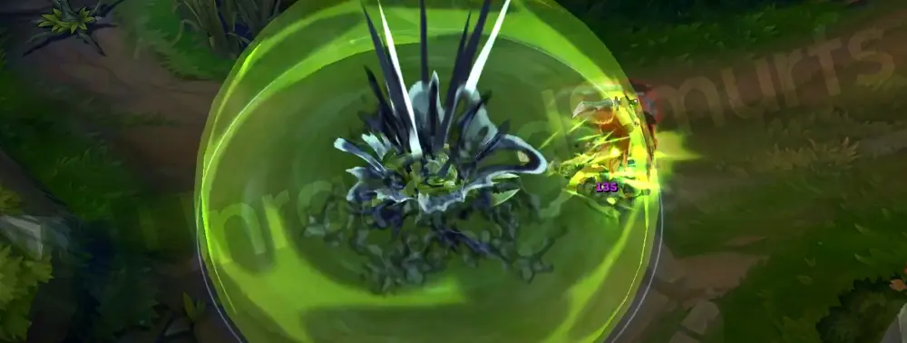 Omega Squad Fizz E - Playful/Trickster splash with neon-green sonar ring and tactical pulse