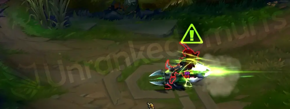 Omega Squad Fizz Q - Urchin Strike with a toxic neon-green thrust and hazard chevrons