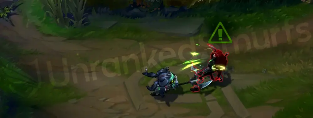 Omega Squad Fizz W - Seastone Trident poison-on-hit glow with sharp green warning signs