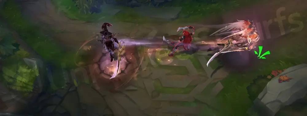 Peacemaker High Noon Yone E - Soul Unbound start with violet tether and spirit afterimage