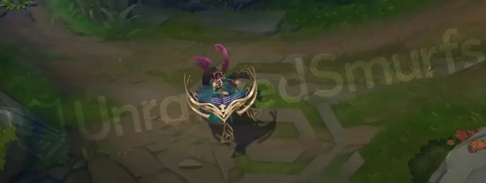 Pentakill Sona emote animation, strumming the etwahl like a heavy metal keytar