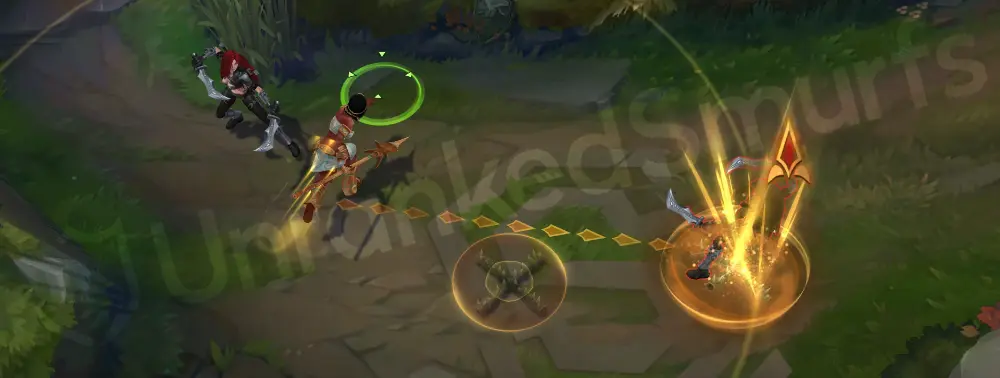 Pharaoh Nidalee W - Bushwhack trap placement with refined VFX
