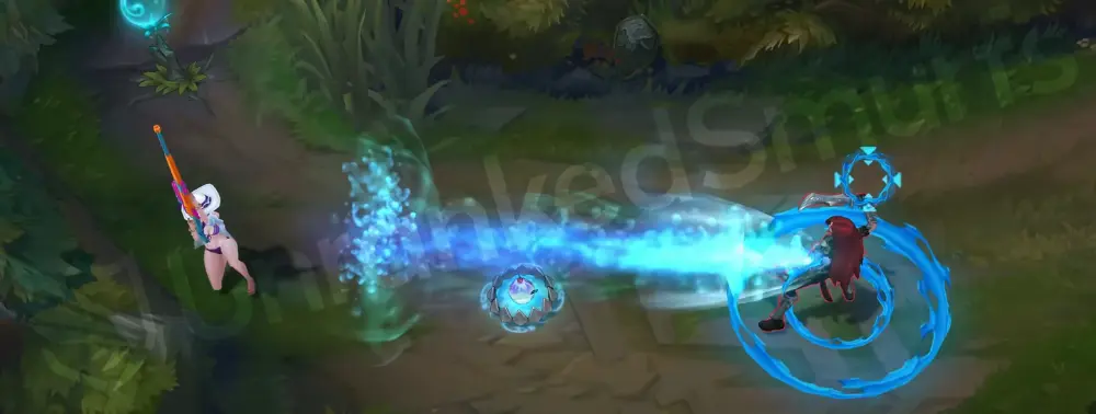 Pool Party Caitlyn R - the water blast tracking its target with a clean, narrow stream (part 2)