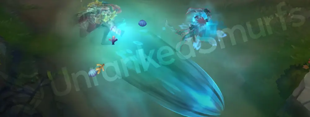 Pool Party Sett W - Haymaker with a translucent tidal shield and a wide splash cone