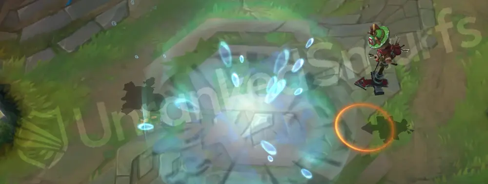 Pool Party Ziggs W - Satchel Charge detonation bursting into water, bubbles, and foam