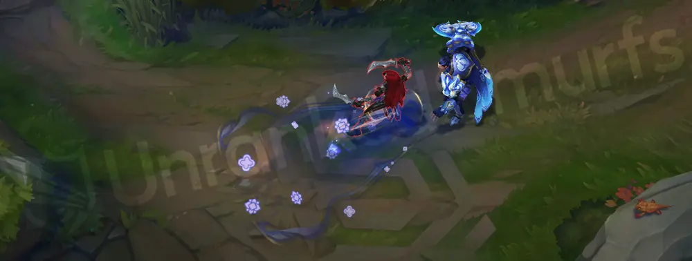 Porcelain Darius E — Follow-through of the pull with white crackle patterns and cyan sheen