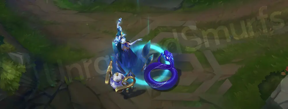 Porcelain Lissandra custom recall featuring porcelain magic and elegant pose