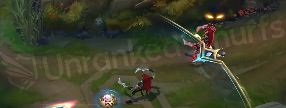 Prestige Arcane Commander Caitlyn W - trap trigger burst with a crisp gold-cyan pop